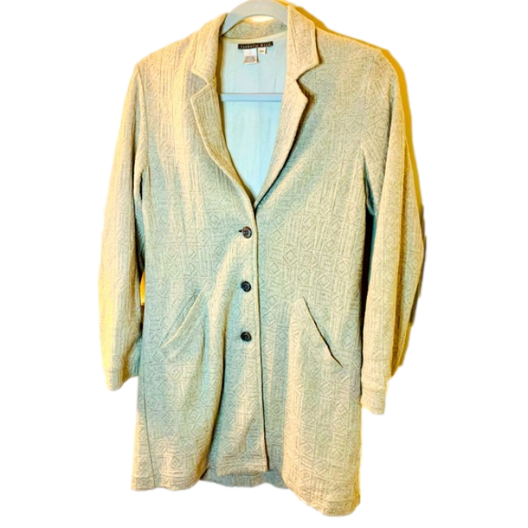 Isabella Bird Jackets & Blazers - Isabella Bird Anthropologie Women’s Linen Blend Cardigan Blazer Jacket Size SP